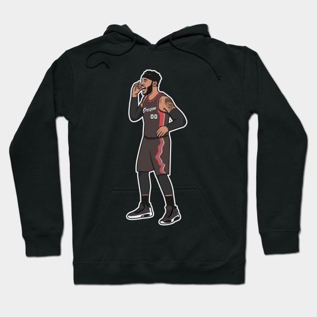 Carmelo Anthony Cartoon Style Hoodie by ray1007